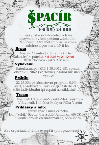 Špacír 2007 – 100 km / 24 h