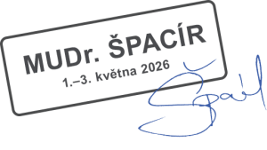 Razítko MUDr. Špacír | ŠPACÍR – 100 km / 24 h